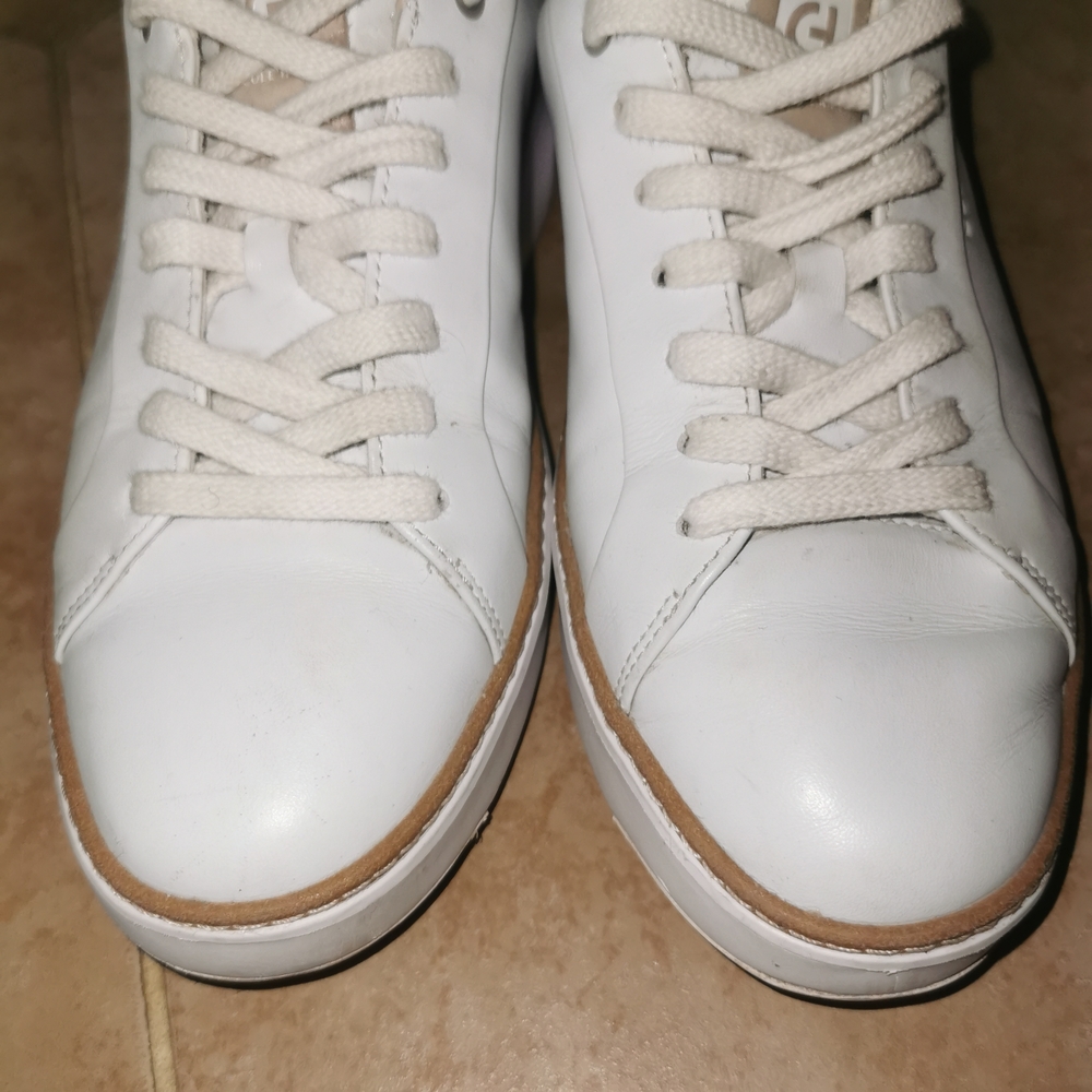 White Leather Sneakers